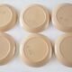 Series of 6 stoneware plates