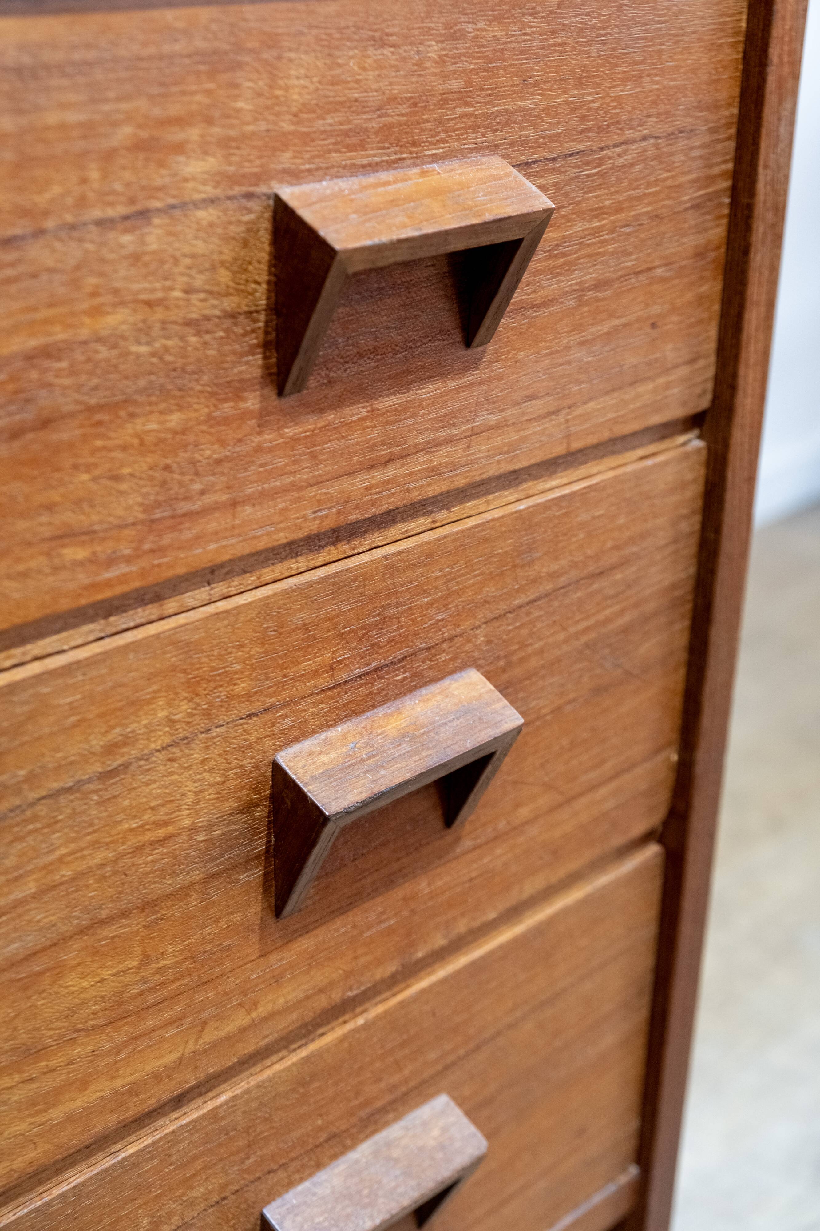 Danish teak secretary