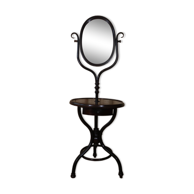Meuble de toilette bois courbé style Thonet