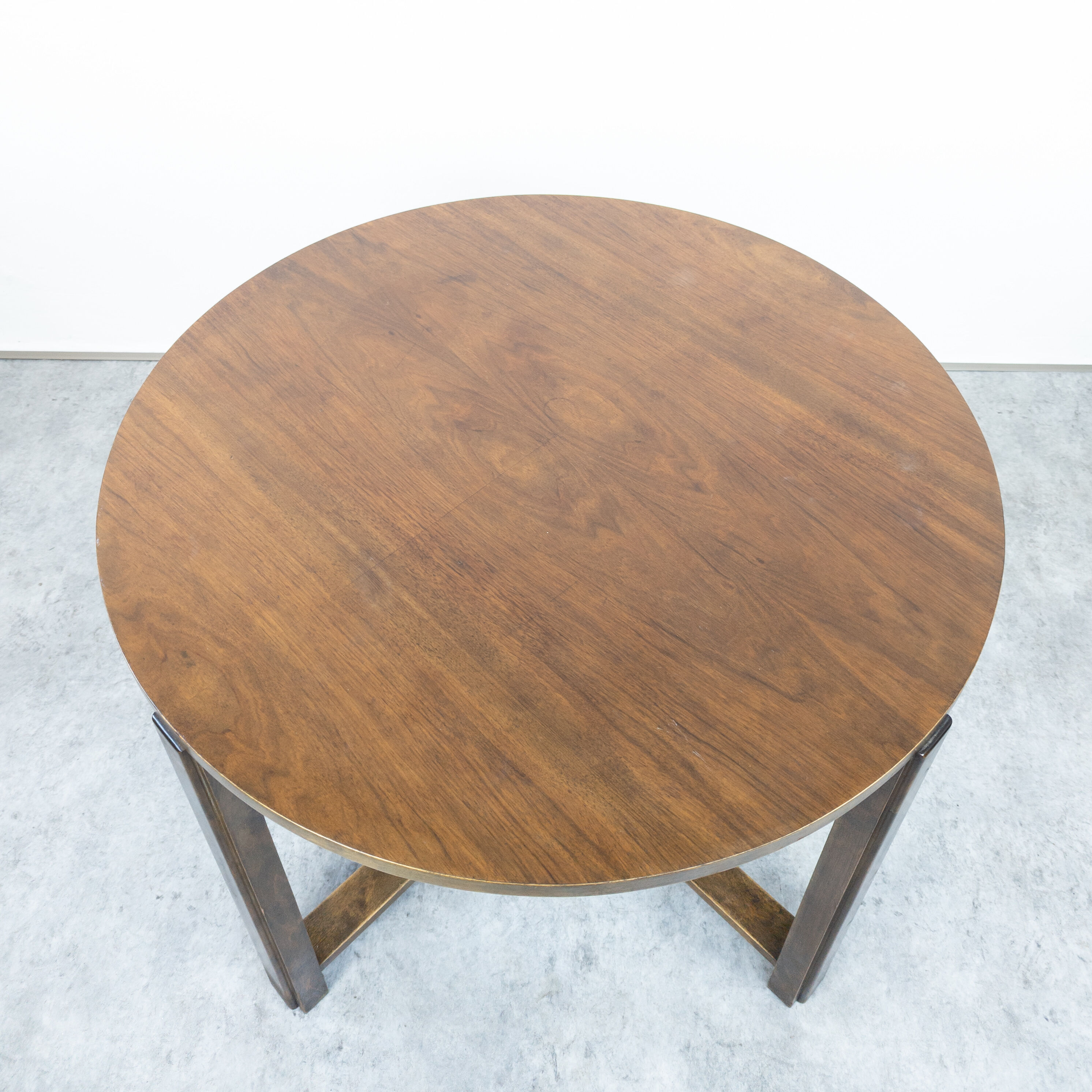 Vintage oak dining table from UP Závody, 1930's