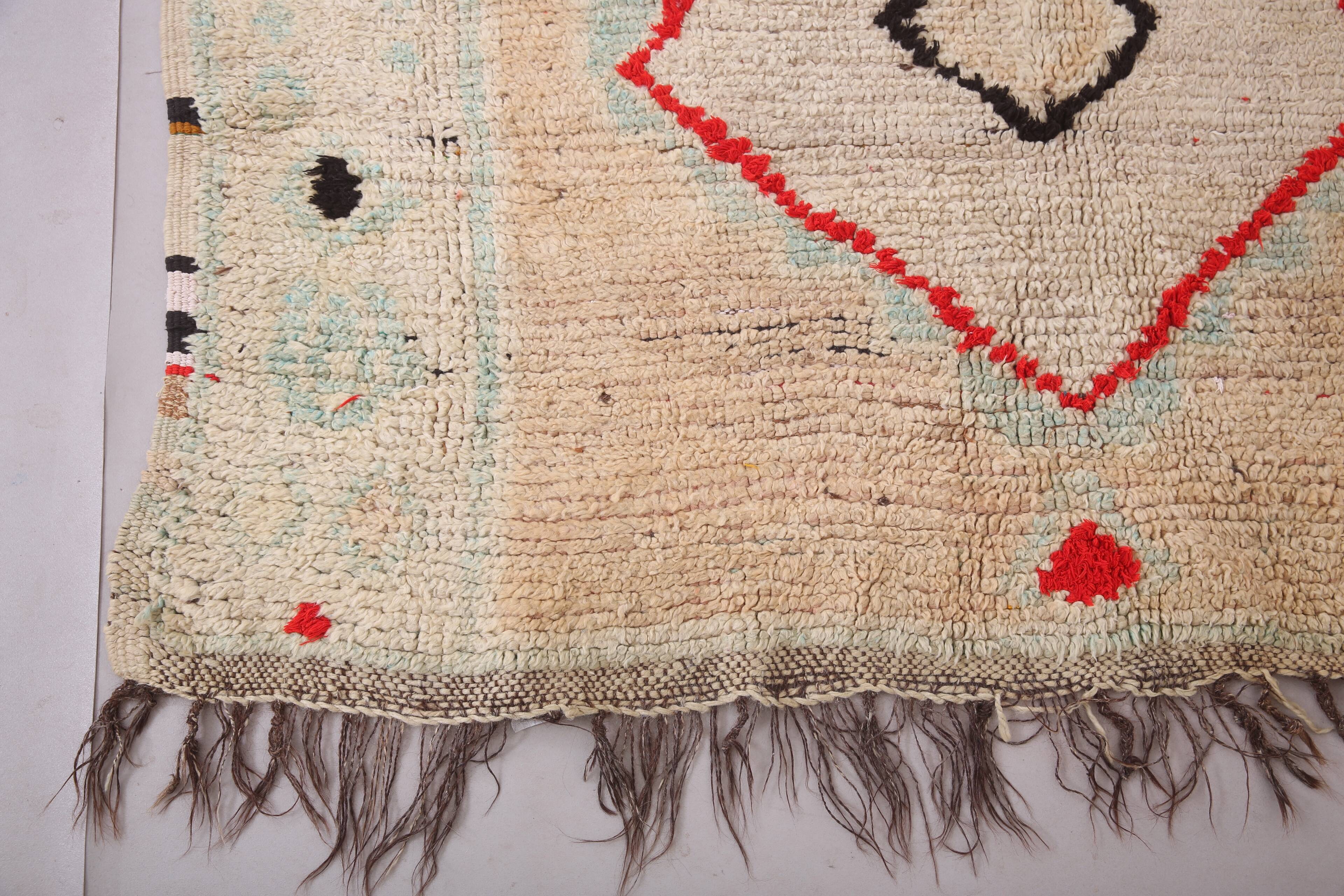 Vintage Moroccan Rug 172 x 275 cm - Berber rug Handmade - Bohemian Wool Rug