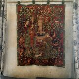 Tapisserie « Le Roman de la Rose » par Anne Roland Aknin 1985