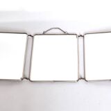 Triptych barber mirror