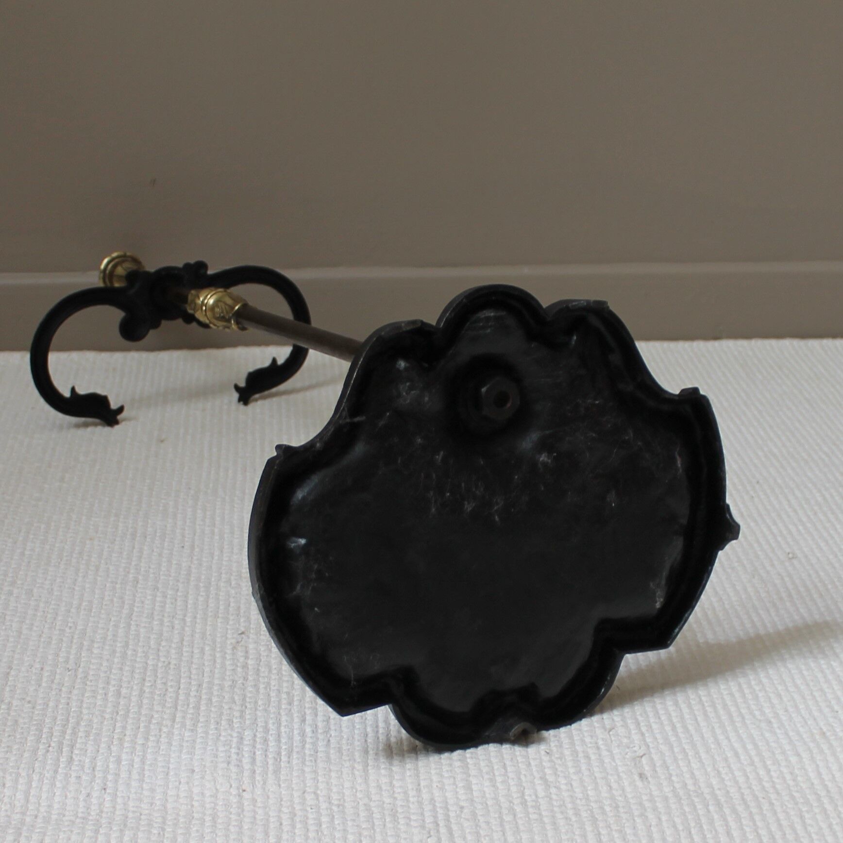 Umbrella door cast and copper, 40s