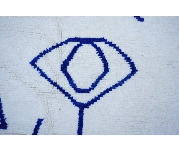 Colorful Berber carpet 254x148cm