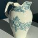 Antique toilet bowl Creil and Montereau Louise ironstone