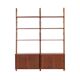 Teak modular shelving unit, Danish design, 1960s, made in Denmark