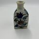 Trilobe enameled earthenware bottle, Persia, Iznik, 19th century