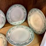 Lot green iron earth plates