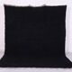 Handmade black wool Berber rug, size 150 x 250 cm