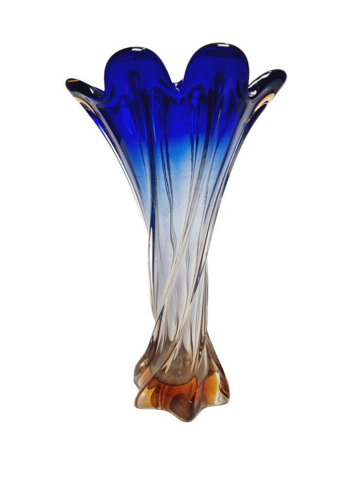 Italian vase in Murano glass from Mandruzzato, 1950s