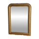 Louis Philippe mirror from the late 19th century. Gilded. 86x62.