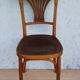 Curved wooden bistro chair J & J Kohn