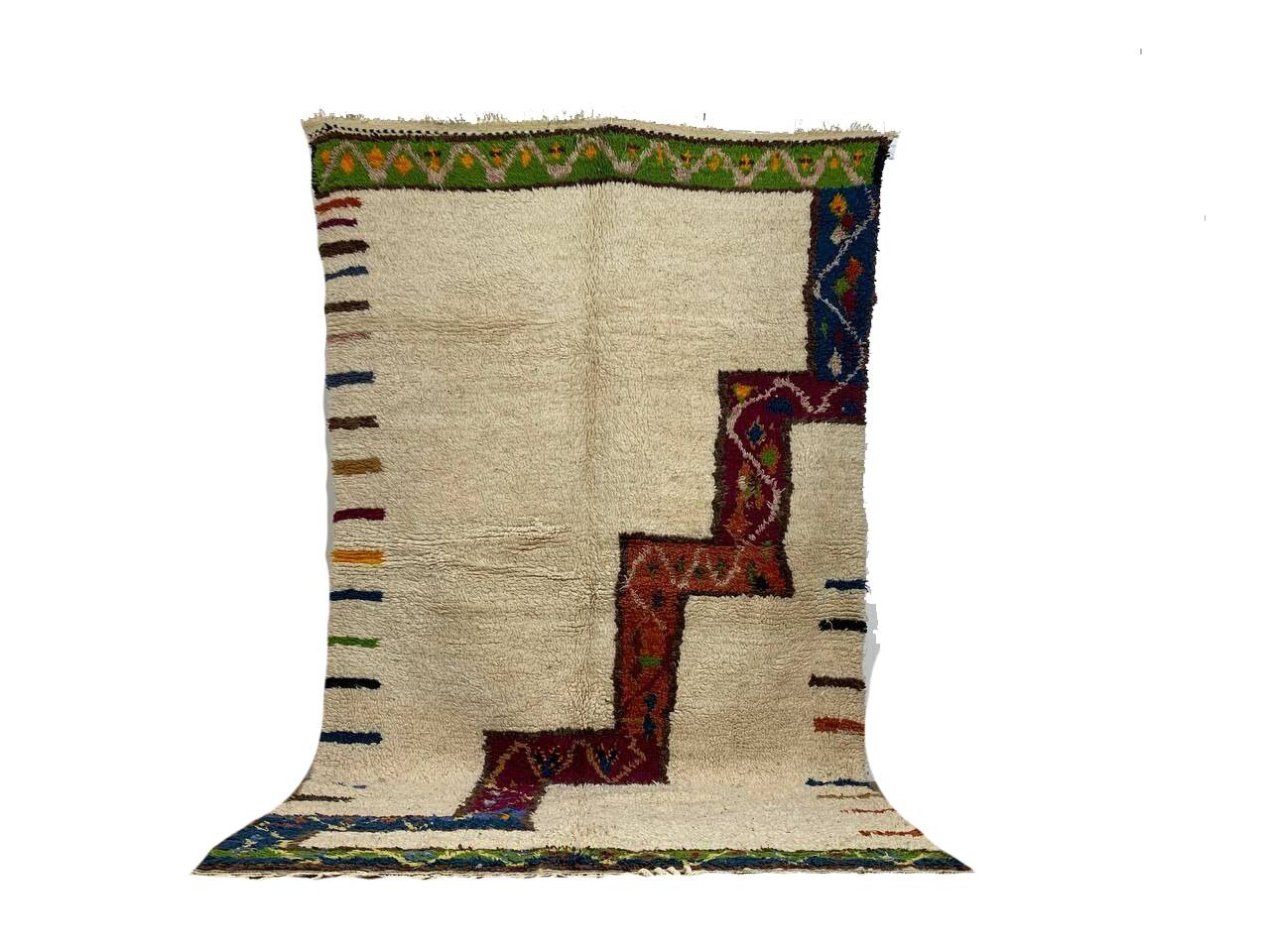 Handmade Moroccan Berber rug 258 X 150 CM