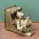 Plaster wall console, grotesque, 19th century