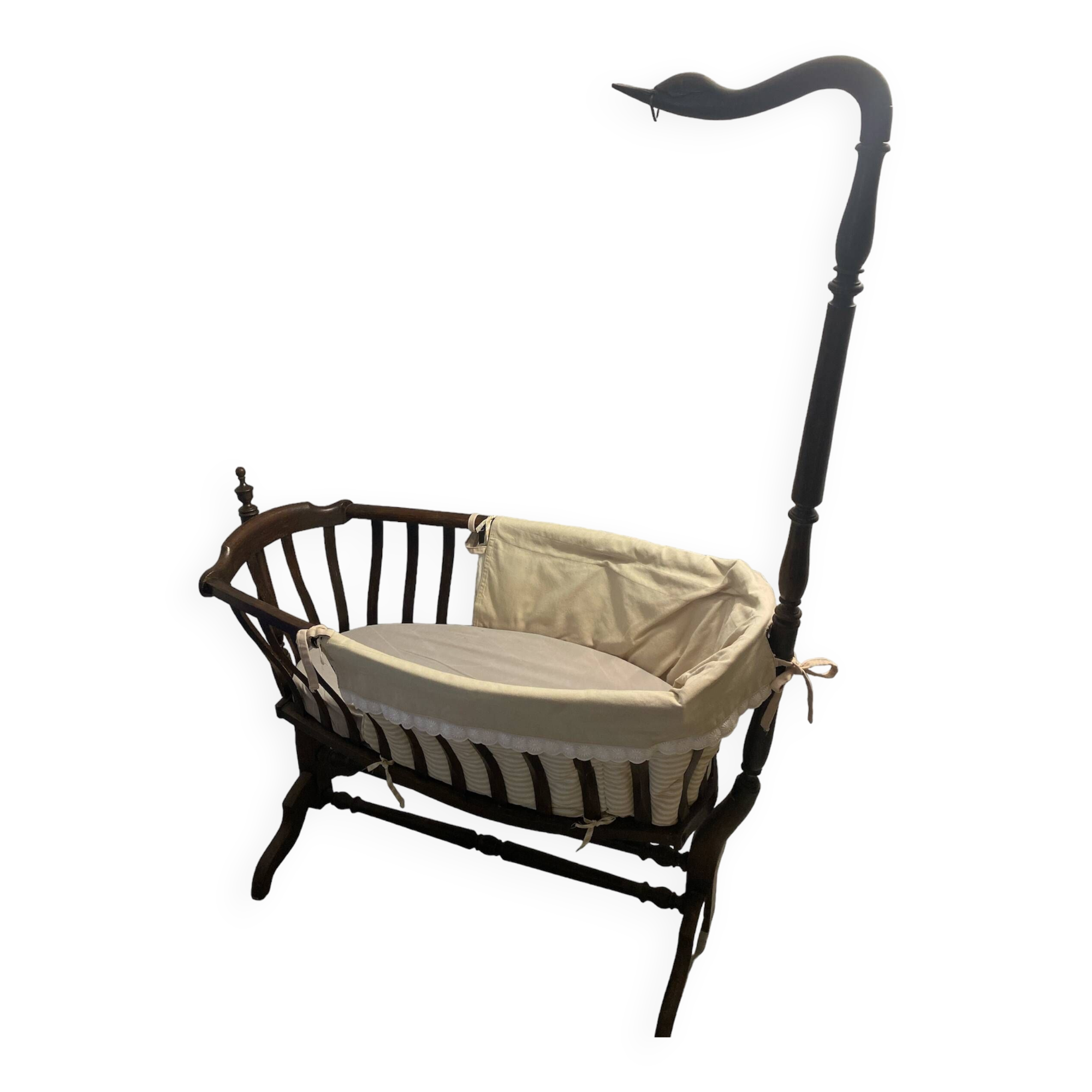 Swan neck cradle