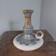 Rhodaceram flamed cloud sandstone candle holder