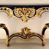 Console et miroir, par un ébéniste d'art