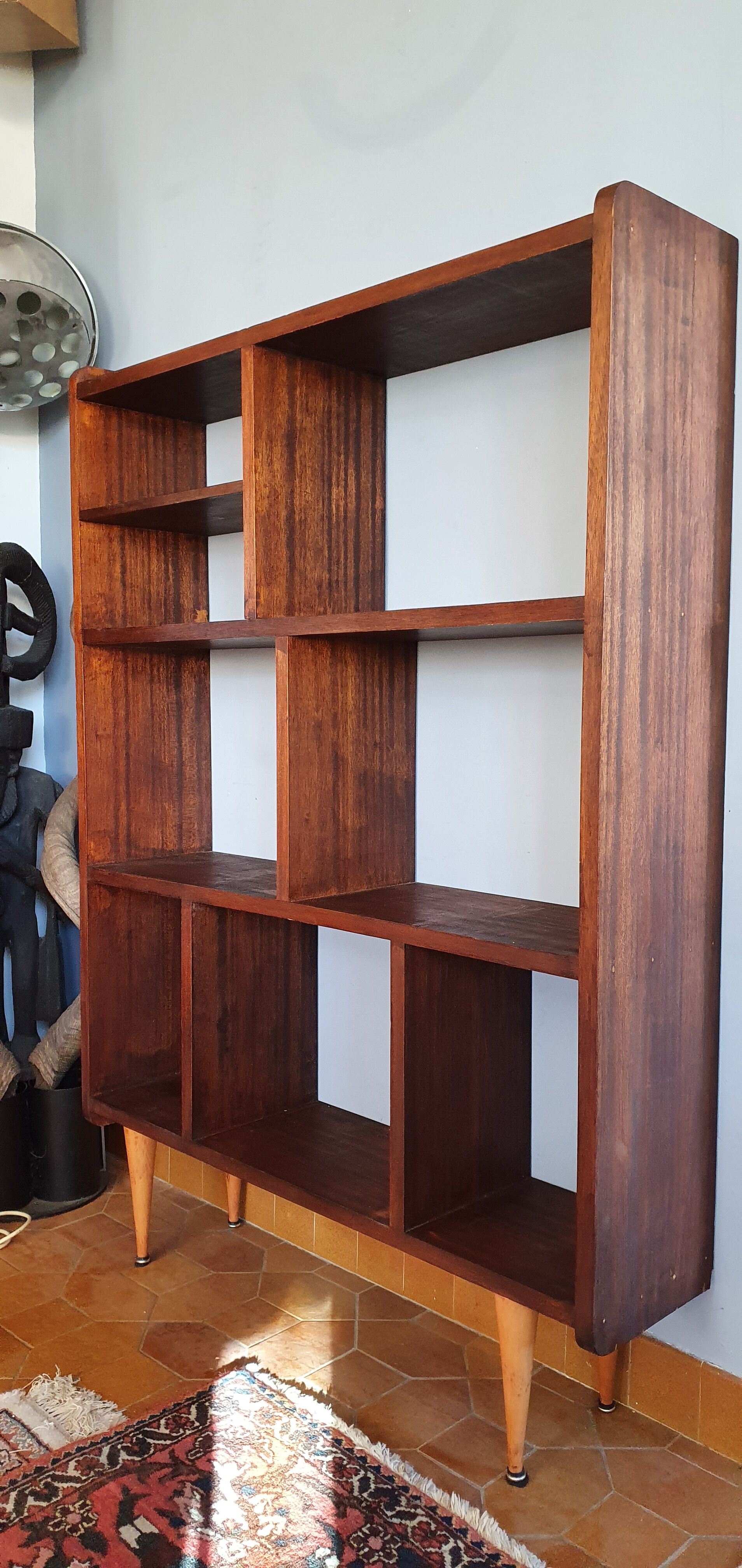 Scandinavian teak library. 1960.