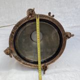 Industrial copper hanging lamp around the 1950