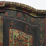 Folk art painted bridal wardrobe