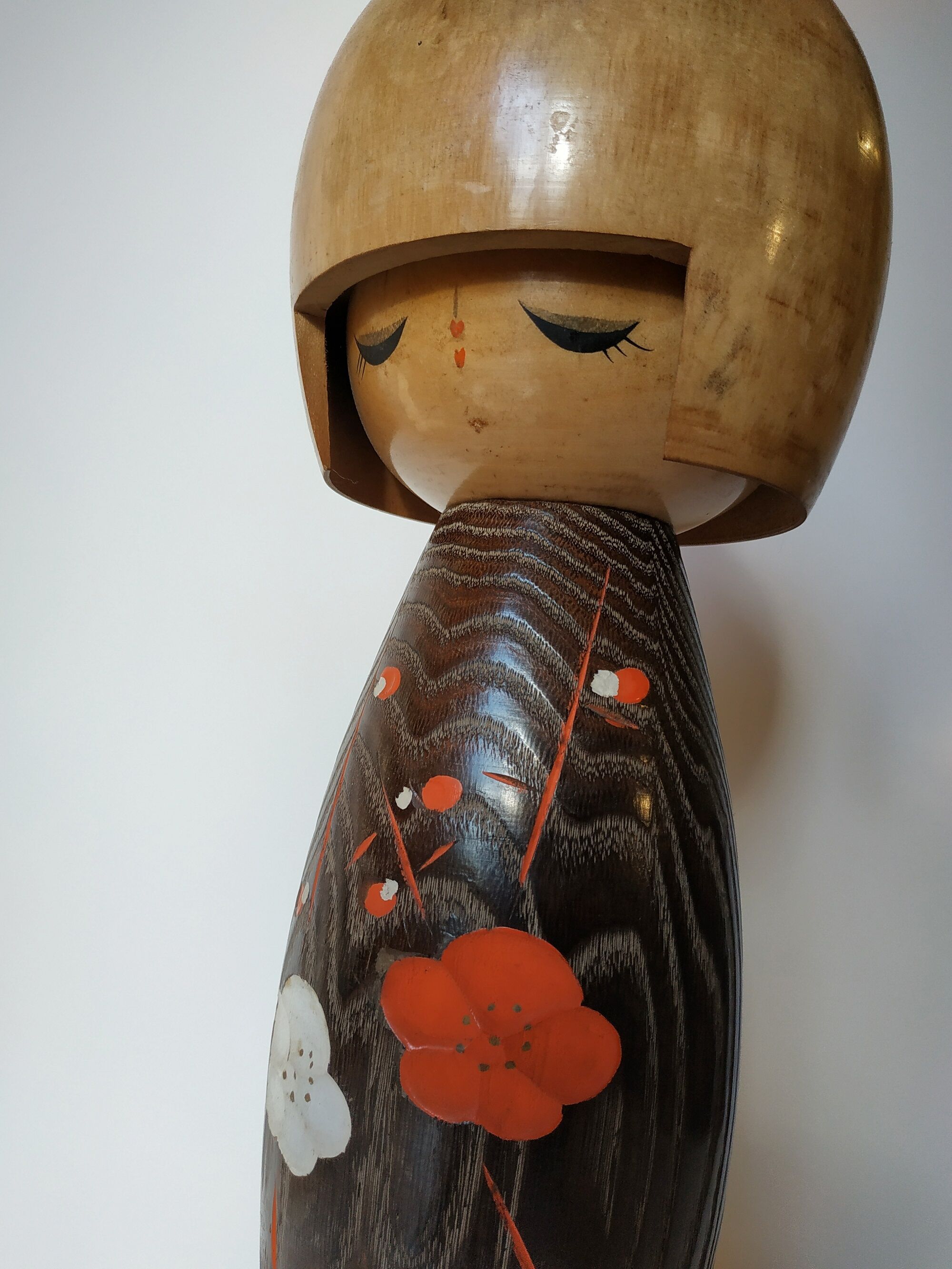 Great Kokeshi Doll, "LaTimide" by Okamoto Usaburo circa 1960-70 - Japan