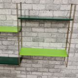 Floor string style tomado 1960 metal 4 tablets 3 uprights. Amount or small traces of oxidation
