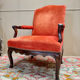 WALNUT ARMCHAIR FROM THE REGENCY PERIOD 18TH CENTURY