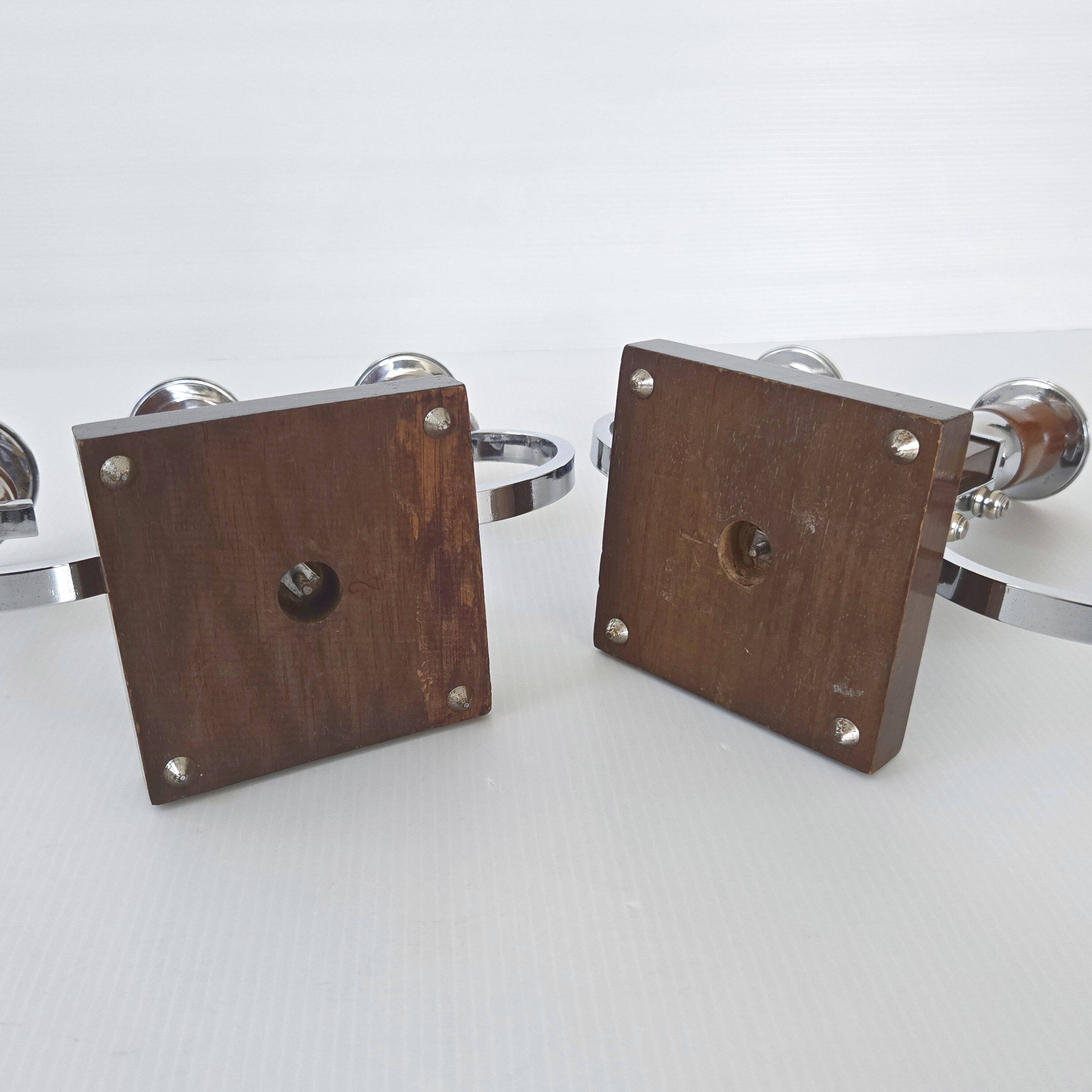 Pair of Art Deco candlesticks 1940