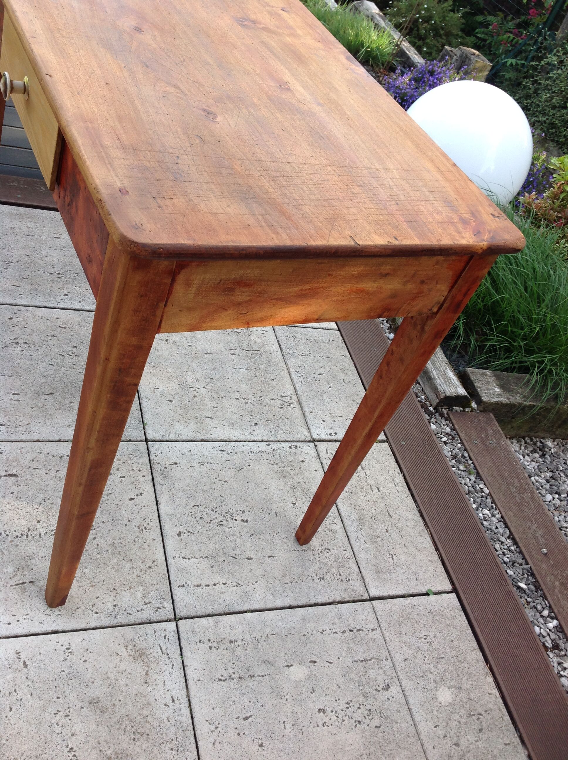 Antique vintage farmhouse table from the 40s and 50s