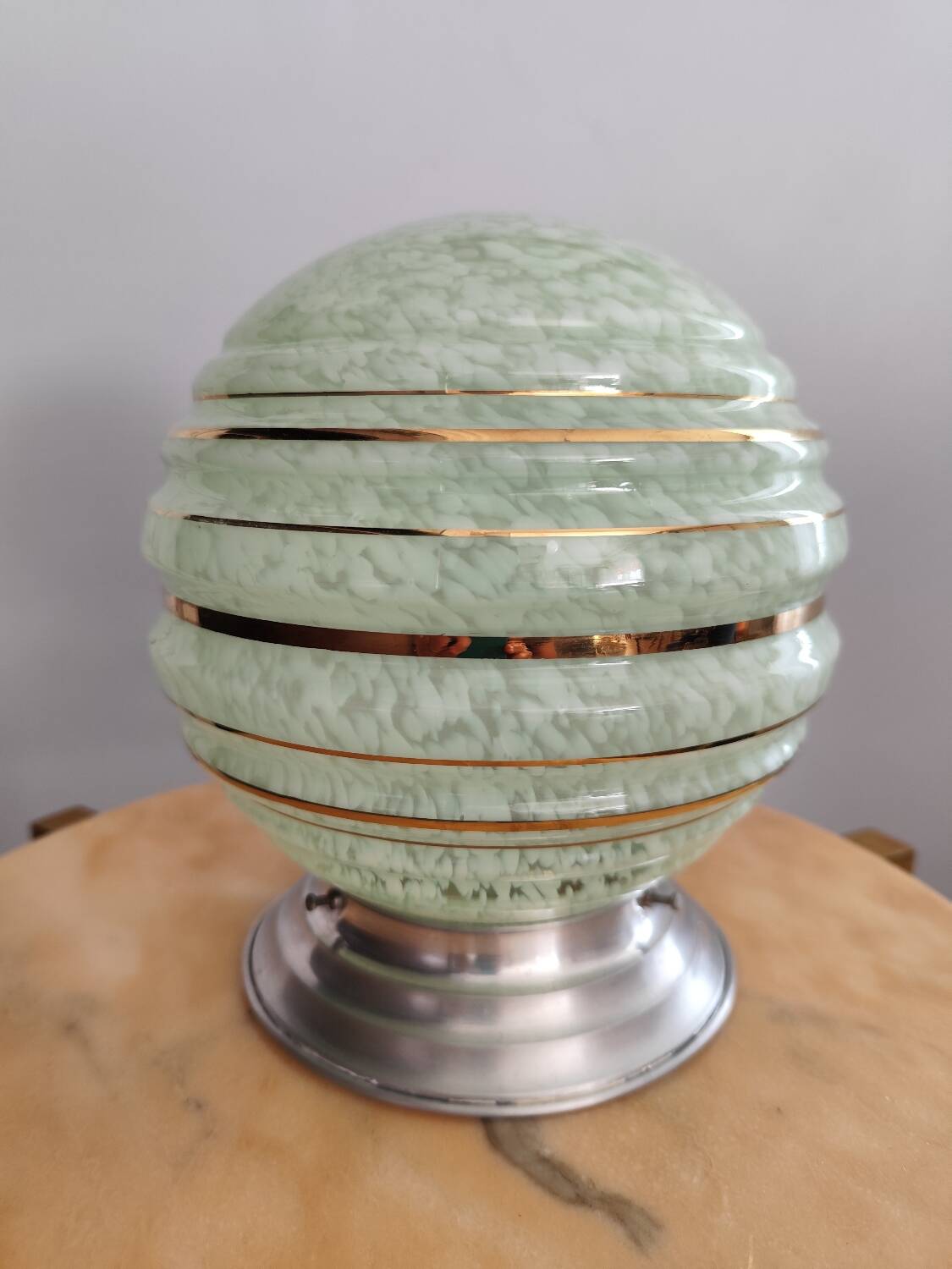 Opaline ball light fixtures