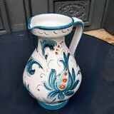 Italian earthenware pitcher