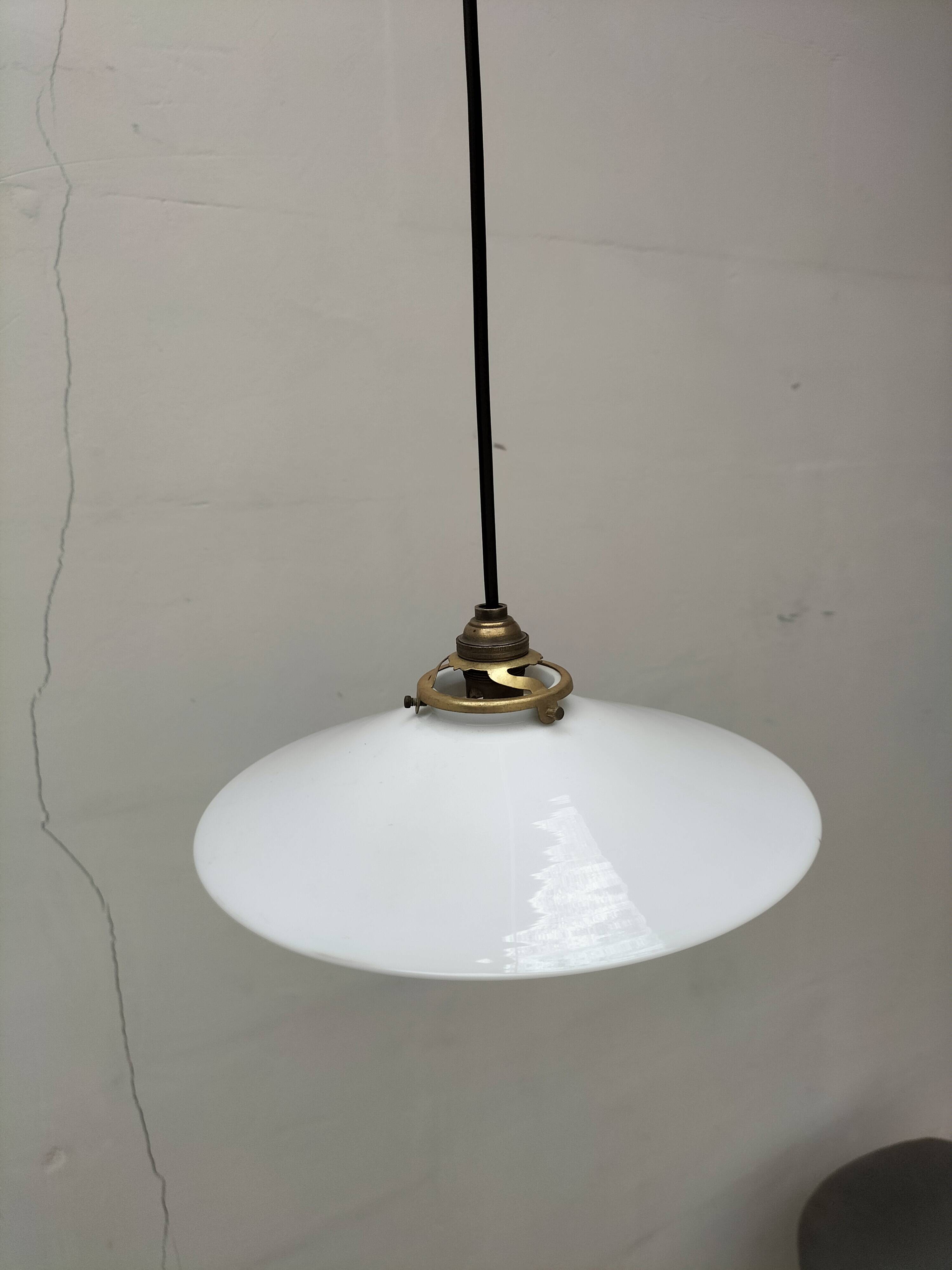 Opaline pendant light