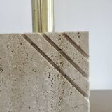 Travertine lamp "Cerri Nestore" 1970, Italy