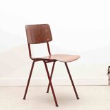 Eromes F6 oak and red chair