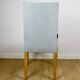 Oak chairs Ikea after renovation vintage blue-celadon-grey - 2 pieces - set