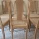 6 chaises cannées art déco rénovées