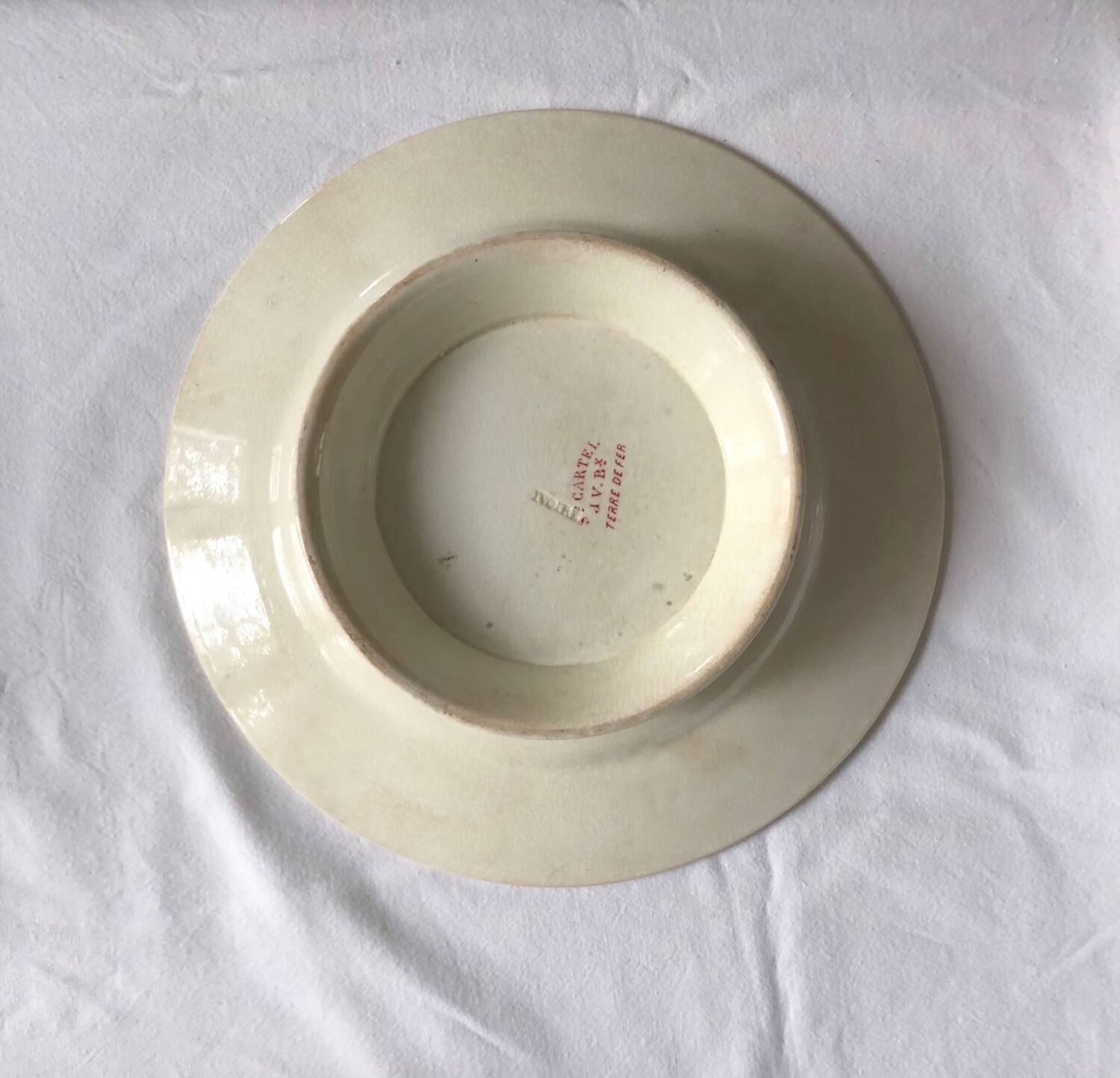 Shower foot plate iron earth "fishing return"