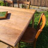 Cherry wood farmhouse table circa 1930