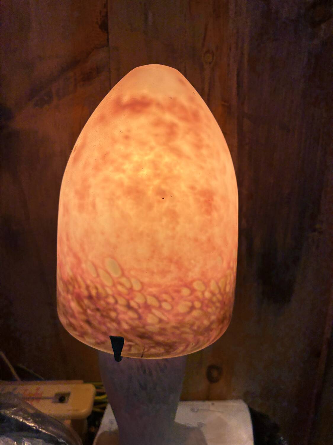 Glass paste lamp