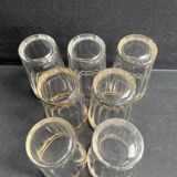 7 Baccarat Chicago service goblets size 6410 gold