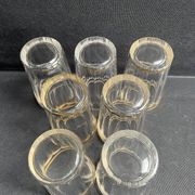 7 gobelets Baccarat service Chicago taille 6410 dorés