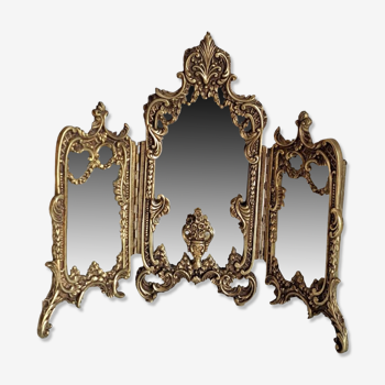Miroir triptyque ancien