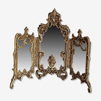 Old triptych mirror