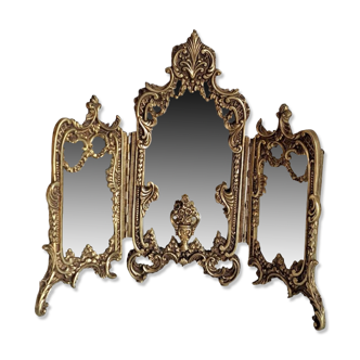 Old triptych mirror