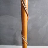 Lampadaire aux oiseaux-LOUIS SOGNOT- en bambou/rotin années 50/60