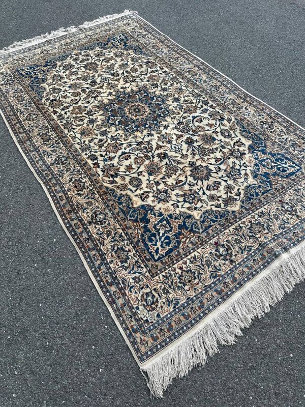 Tapis Persan Naïn Noué main