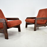 1970s Pair of Armchairs, Czechoslovakia