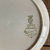 4 sarreguemines and digoin dessert plates