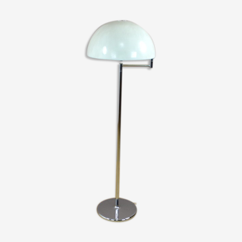 Lampadaire chrome italie vintage 1970